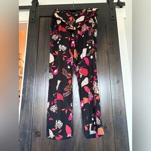 Vibrant Floral Women's Trousers NWOT